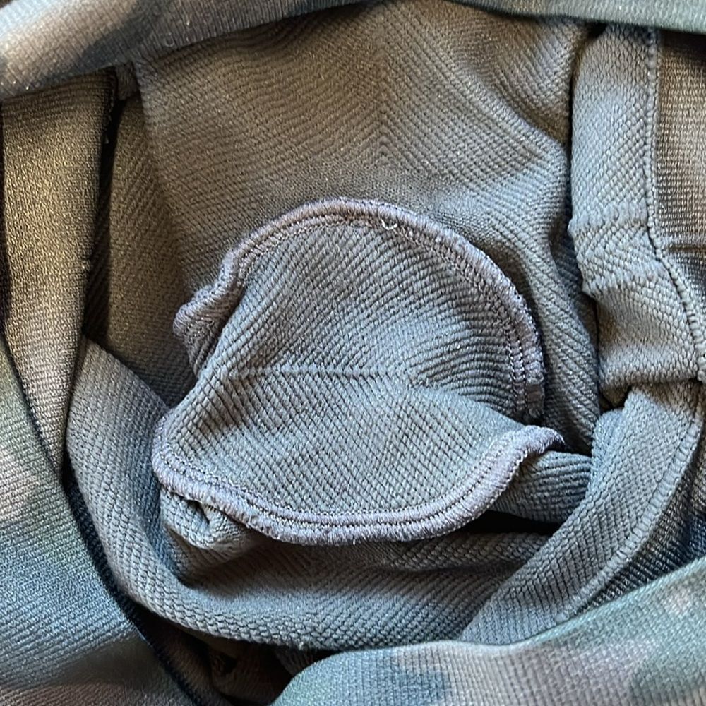 Spanx | Navy Ribbed Camo Seamless Cropped‎ Leggings Small - Picture 7 of 8